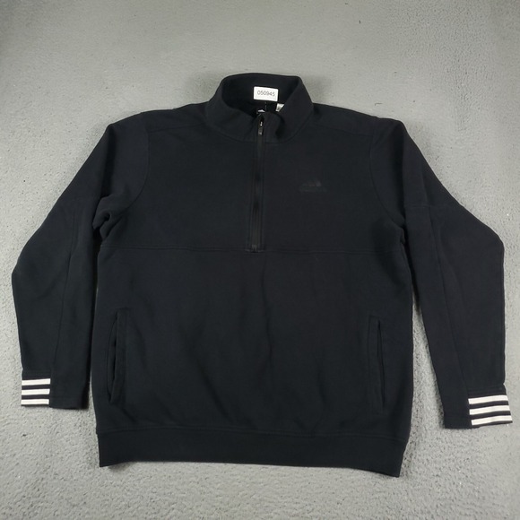 adidas Other - Adidas Sweater Mens Size XL Black Casual 1/4 Zip Up Pullover Sweatshirt